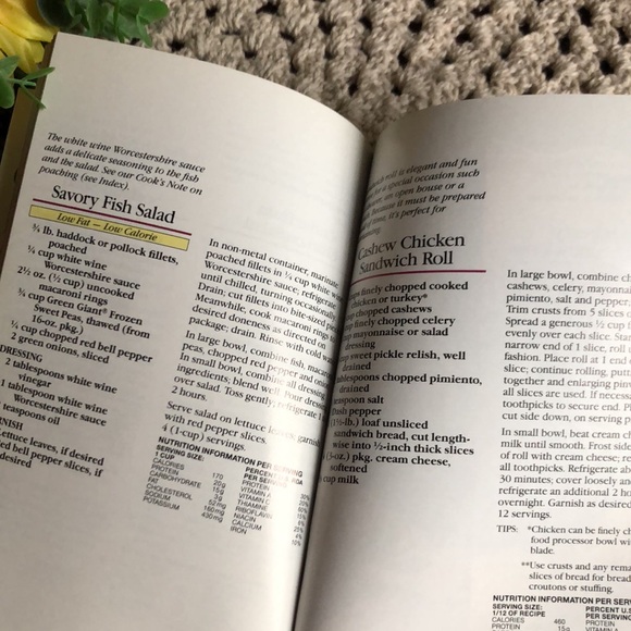 Pillsbury Most Requested Recipes: Chicken & Fish Cookbook - 1991 - Picture 6 of 9